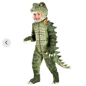 NWT Green crocodile alligator Kids Costume size 4